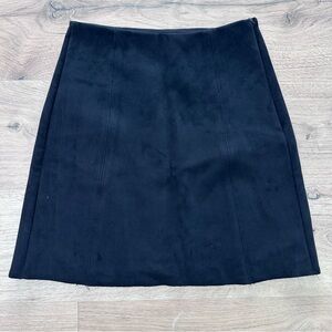 BABATON - SUEDE SKIRT - BLACK - SIZE 2 - LIKE NEW!